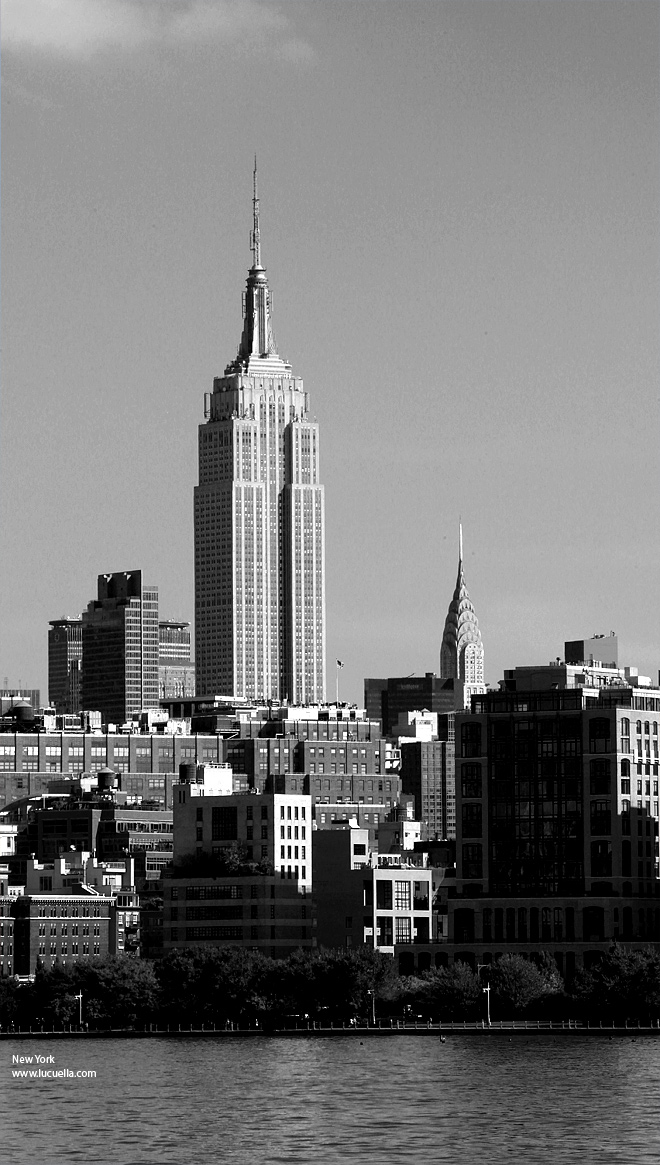 Empire State and Chrysler buildings - New York